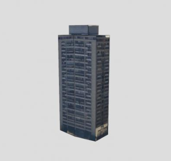 现代高层楼房建筑SU模型下载_sketchup草图大师SKP模型