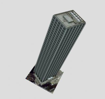 城市摩根大楼建筑SU模型下载_sketchup草图大师SKP模型