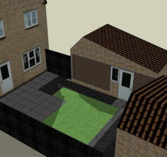 花园设计和景观SU模型下载_sketchup草图大师SKP模型