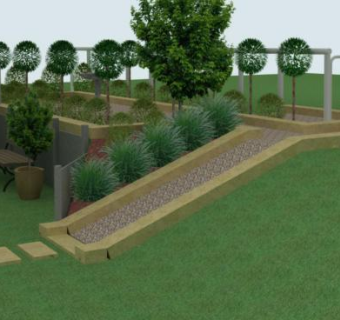 景观园林设计SU模型下载_sketchup草图大师SKP模型