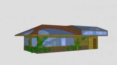 植物温室园SU模型下载_sketchup草图大师SKP模型