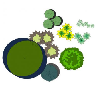 花卉观花植物景观SU模型下载_sketchup草图大师SKP模型