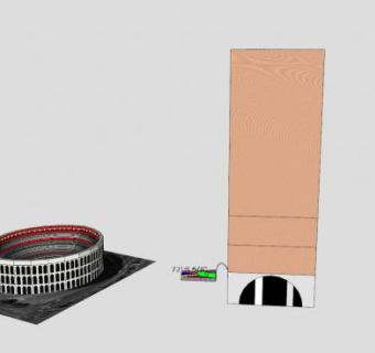 现代建筑与古代建筑SU模型下载_sketchup草图大师SKP模型