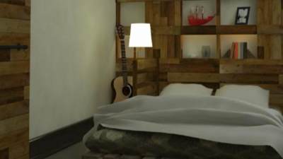 货盘房卧室房间SU模型下载_sketchup草图大师SKP模型