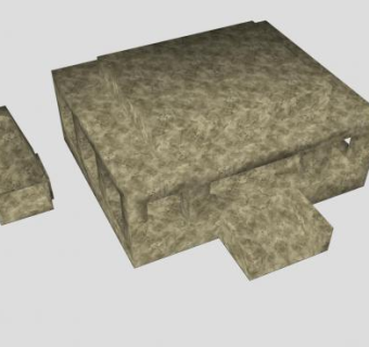 原始古建筑SU模型下载_sketchup草图大师SKP模型