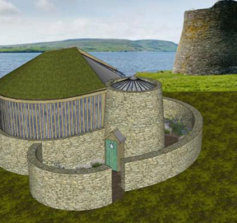 现代仿古高地建筑SU模型下载_sketchup草图大师SKP模型