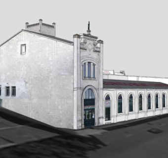 船舶出行售票中心建筑SU模型下载_sketchup草图大师SKP模型