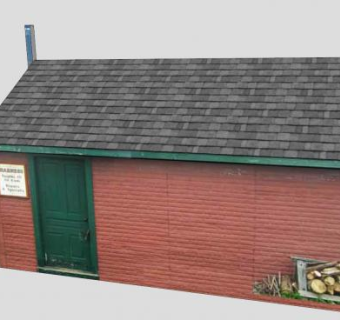 古董马具店建筑SU模型下载_sketchup草图大师SKP模型