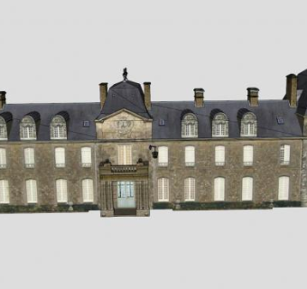 卡拉迪克城堡建筑SU模型下载_sketchup草图大师SKP模型