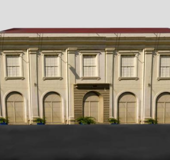 战前宿务市中心的商业建筑SU模型下载_sketchup草图大师SKP模型