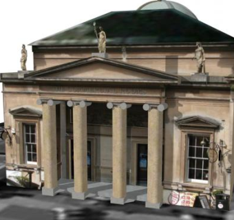 欧洲商业旅馆建筑SU模型下载_sketchup草图大师SKP模型