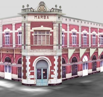 三宝垄商铺房屋建筑SU模型下载_sketchup草图大师SKP模型