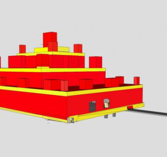 简易古建筑宫城设计SU模型下载_sketchup草图大师SKP模型