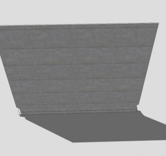简易卷闸门SU模型下载_sketchup草图大师SKP模型