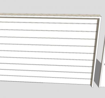 卷闸门和门SU模型下载_sketchup草图大师SKP模型
