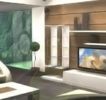 现代整体阁楼客厅SU模型下载_sketchup草图大师SKP模型