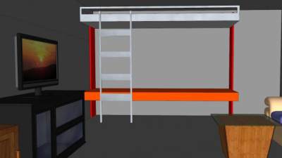 室内家具客厅休闲装修SU模型下载_sketchup草图大师SKP模型