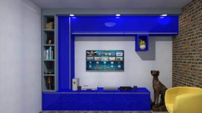 家庭影院室内客厅SU模型下载_sketchup草图大师SKP模型