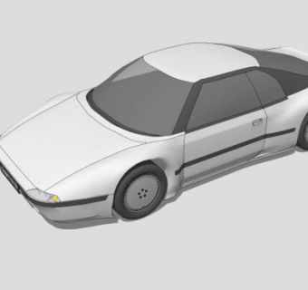 小汽车跑轿的SU模型_su模型下载 草图大师模型_SKP模型