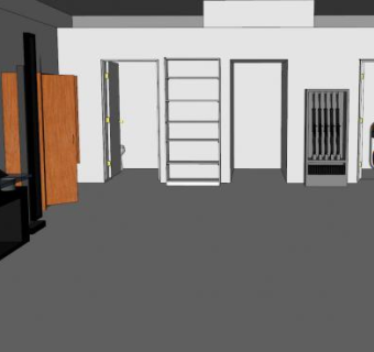 现代室内时尚客厅SU模型下载_sketchup草图大师SKP模型