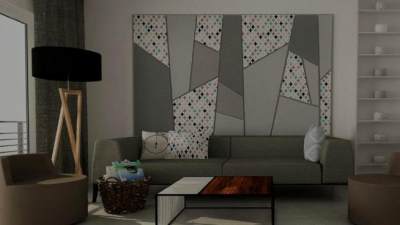 现代室内公寓客厅SU模型下载_sketchup草图大师SKP模型