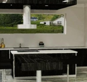 康奈玛拉别墅客餐厅SU模型下载_sketchup草图大师SKP模型