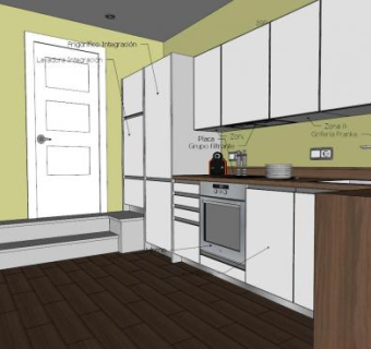 厨房家具室内装修SU模型下载_sketchup草图大师SKP模型