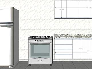 现代家具<em>厨房装修</em>SU模型下载_sketchup草图大师SKP模型