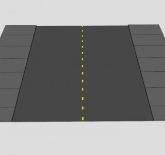 城市交通道路SU模型下载_sketchup草图大师SKP模型
