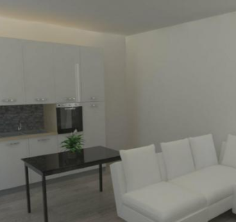 现代化白色家具厨房SU模型下载_sketchup草图大师SKP模型