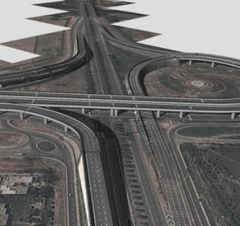 亚穆纳高速公路SU模型下载_sketchup草图大师SKP模型