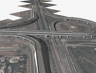 亚穆纳高速公路SU模型下载_sketchup草图大师SKP模型