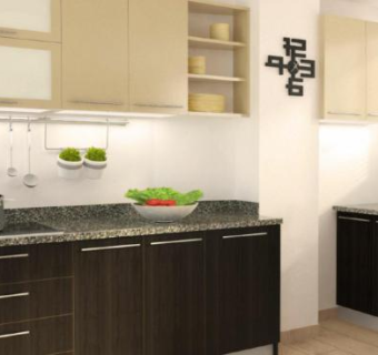 现代欧式烹饪厨房装修SU模型下载_sketchup草图大师SKP模型