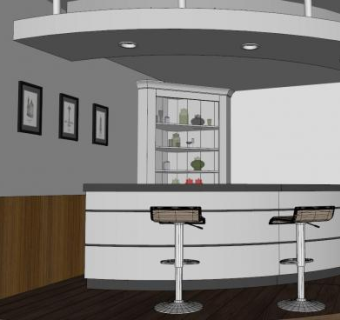 我的储藏室厨房橱柜SU模型下载_sketchup草图大师SKP模型