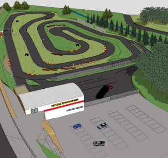 卡丁车赛道SU模型下载_sketchup草图大师SKP模型