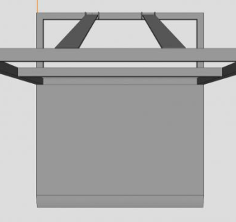舞台防护栏SU模型下载_sketchup草图大师SKP模型