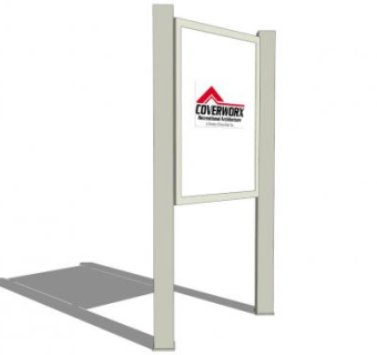 现代广告路牌SU模型下载_sketchup草图大师SKP模型