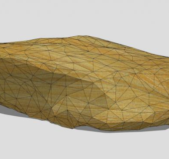 黄蜡石岩石SU模型下载_sketchup草图大师SKP模型