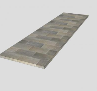 人行道石板SU模型下载_sketchup草图大师SKP模型