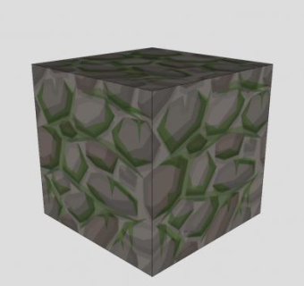 长苔藓的石头SU模型下载_sketchup草图大师SKP模型