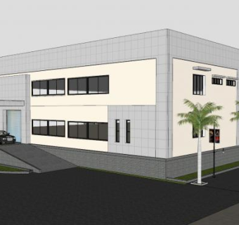 长安服装厂制造厂SU模型下载_sketchup草图大师SKP模型