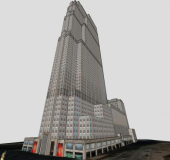 电气建筑大楼SU模型下载_sketchup草图大师SKP模型