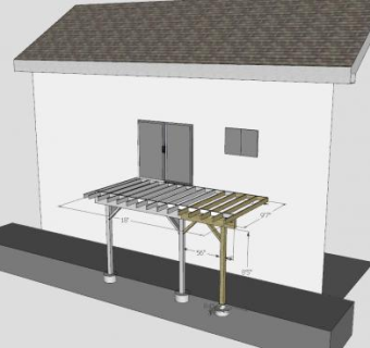 甲板框架桁架SU模型下载_sketchup草图大师SKP模型