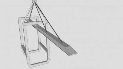 集装箱起重机架梁SU模型下载_sketchup草图大师SKP模型