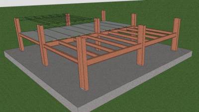 钢建筑梁架SU模型下载_sketchup草图大师SKP模型