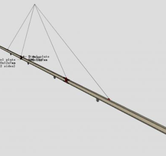 金属吊梁SU模型下载_sketchup草图大师SKP模型