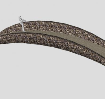 石头石拱桥SU模型下载_sketchup草图大师SKP模型