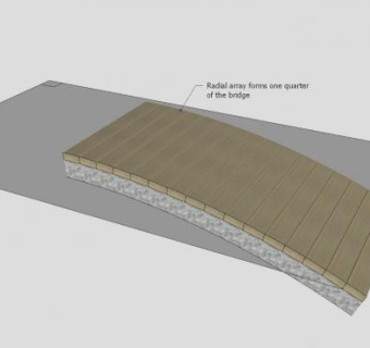 直路直桥SU模型下载_sketchup草图大师SKP模型
