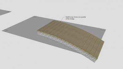 直路直桥SU模型下载_sketchup草图大师SKP模型