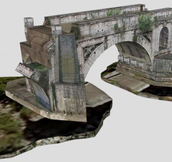 埃米利奥桥SU模型下载_sketchup草图大师SKP模型